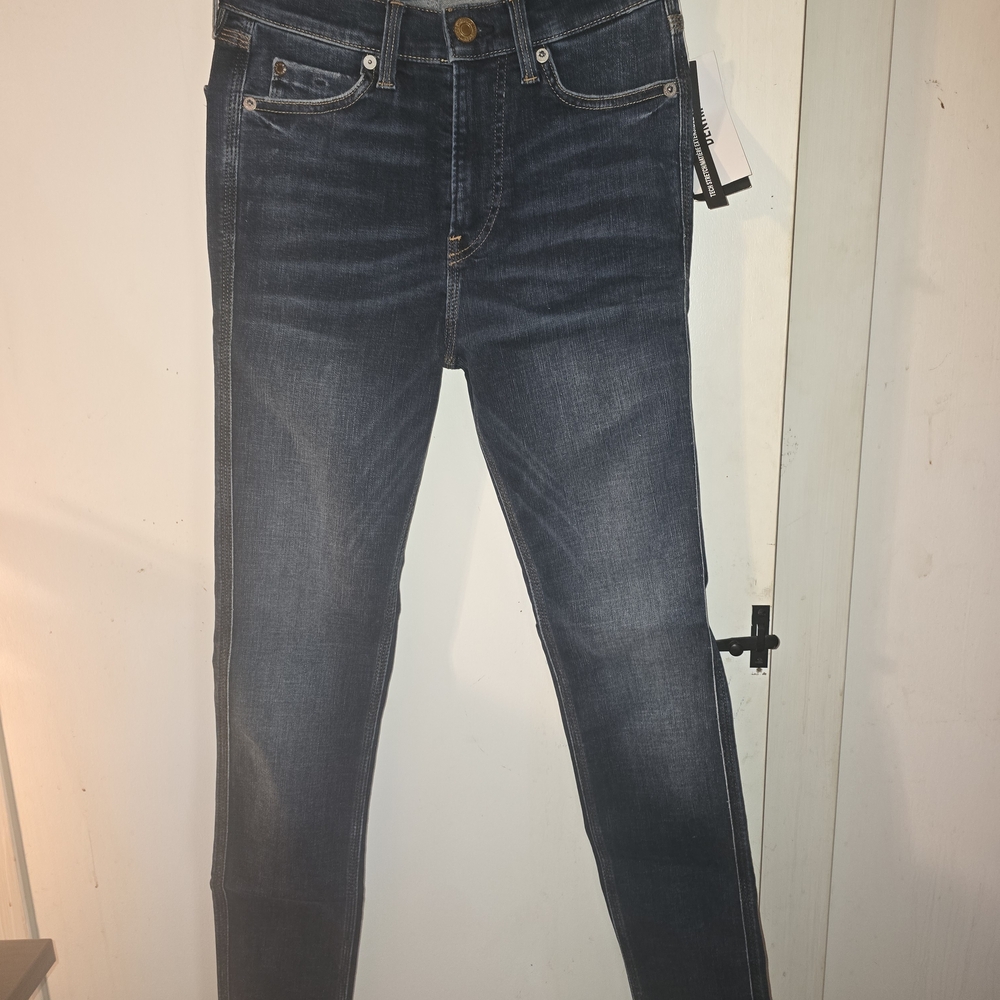H&M Men's Skinny Jeans - Dark Blue